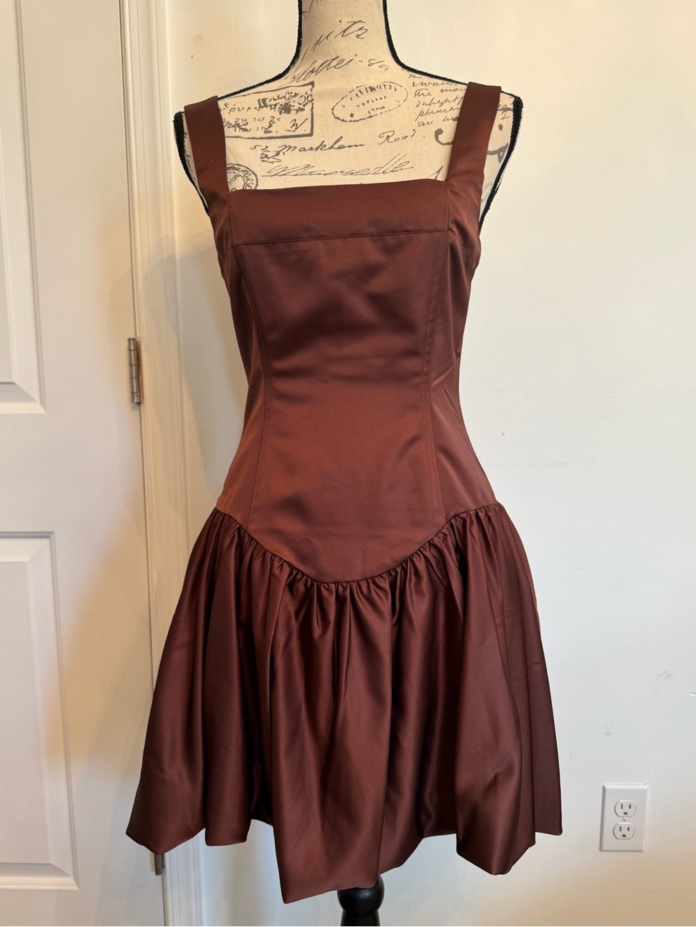 Bubble Skirt Corset Mini Dress